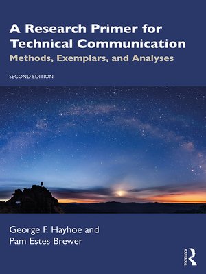 cover image of A Research Primer for Technical Communication